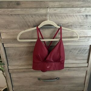 Nike Women's Burgundy Sports Bra